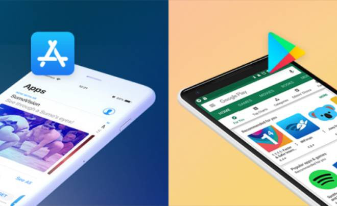 Tải ứng dụng ví điện tử trên App Store và Google Play